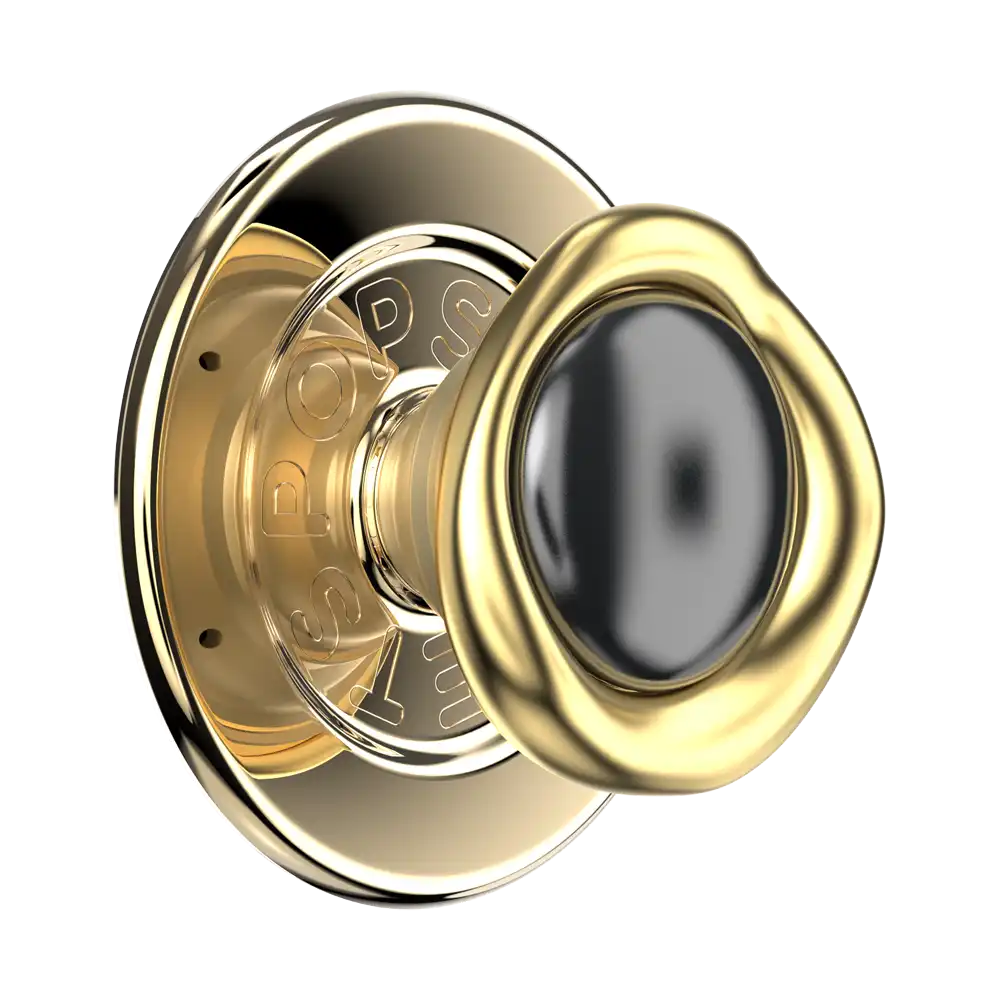 Enamel Puffy Stack Gold — MagSafe PopGrip