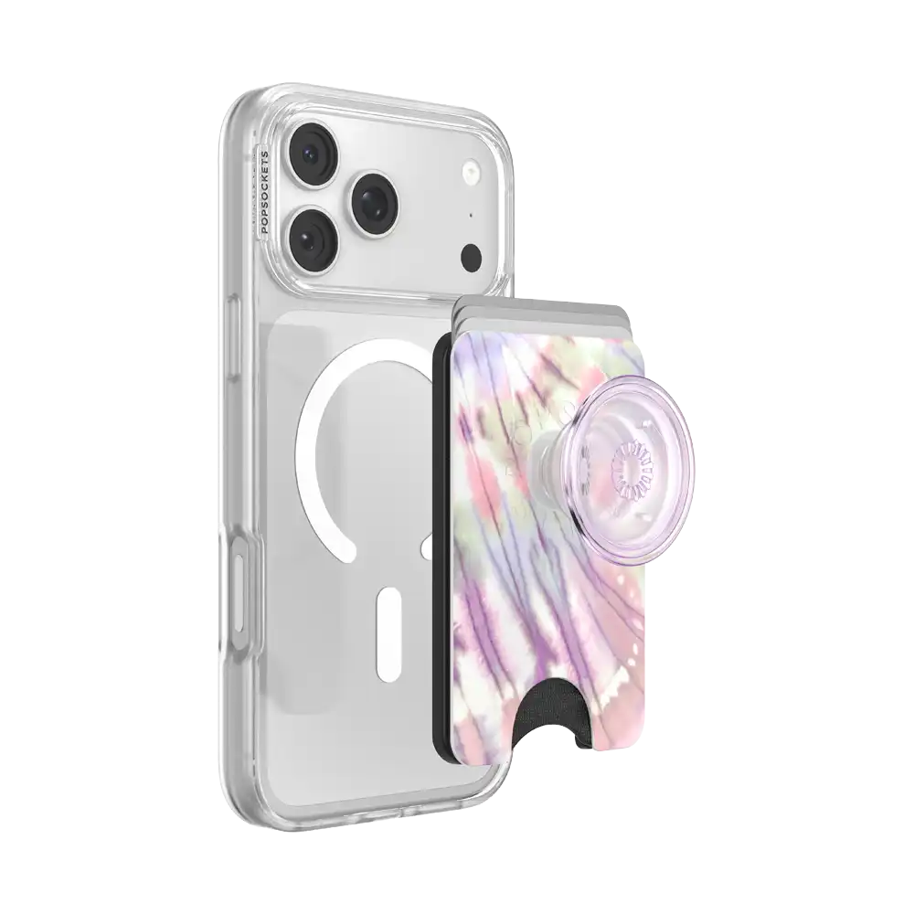 Coastal Tie-Dye Green — MagSafe PopWallet+