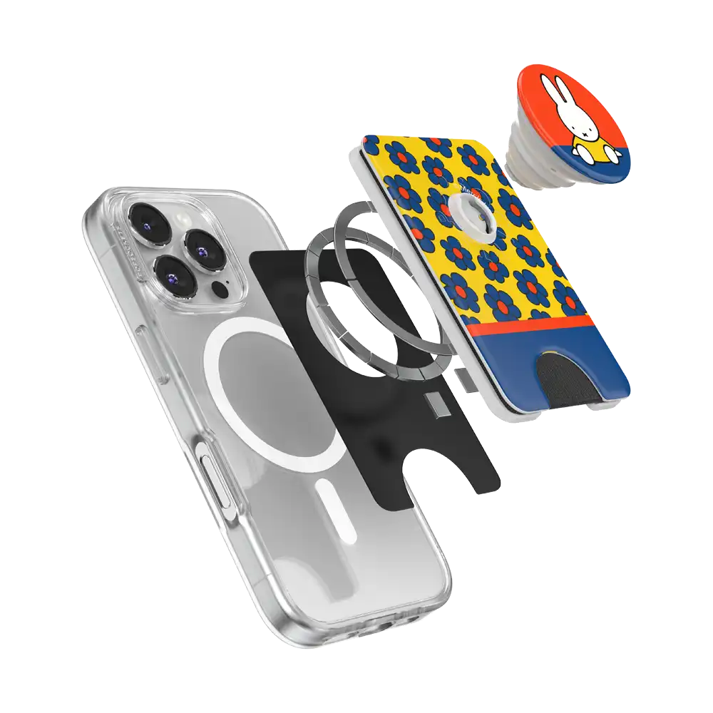 Miffy's Flower Power — MagSafe PopWallet+