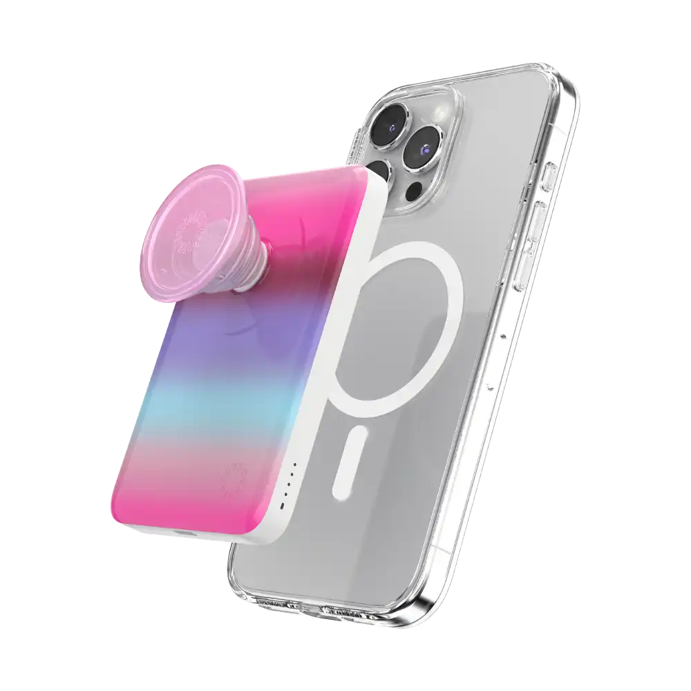 Pop of Pink Stripe — MagSafe PowerPack