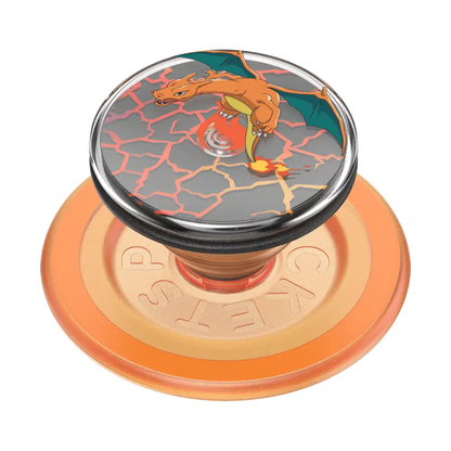 Backspin Charizard in Flight — MagSafe PopGrip