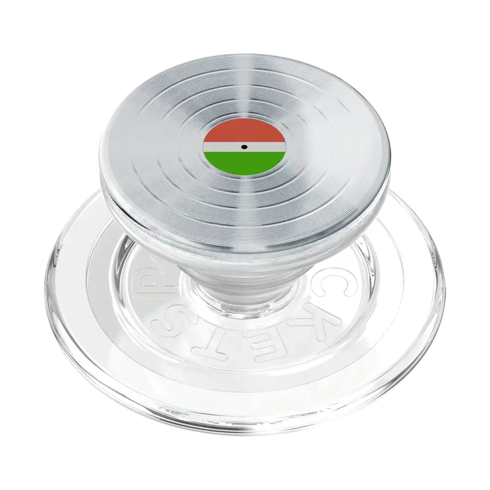 Backspin Aluminum 45rpm Silver — MagSafe PopGrip
