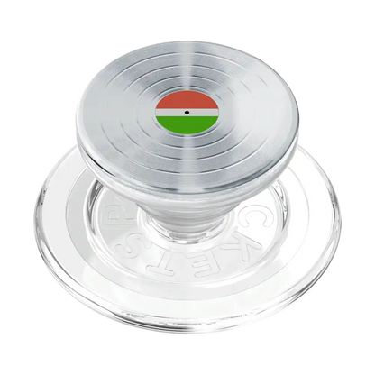 Backspin Aluminum 45rpm Silver — MagSafe PopGrip