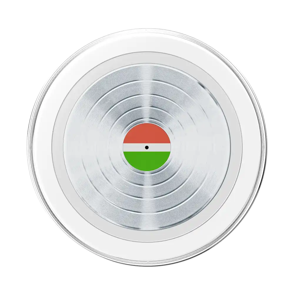 Backspin Aluminum 45rpm Silver — MagSafe PopGrip