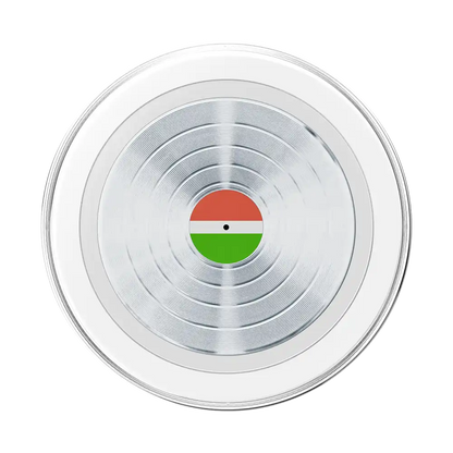 Backspin Aluminum 45rpm Silver — MagSafe PopGrip