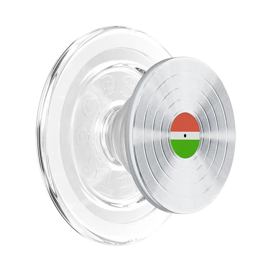 Backspin Aluminum 45rpm Silver — MagSafe PopGrip