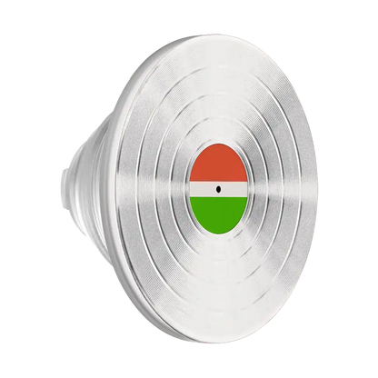 Backspin Aluminum 45rpm Silver — MagSafe PopGrip