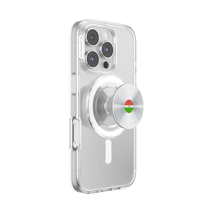 Backspin Aluminum 45rpm Silver — MagSafe PopGrip