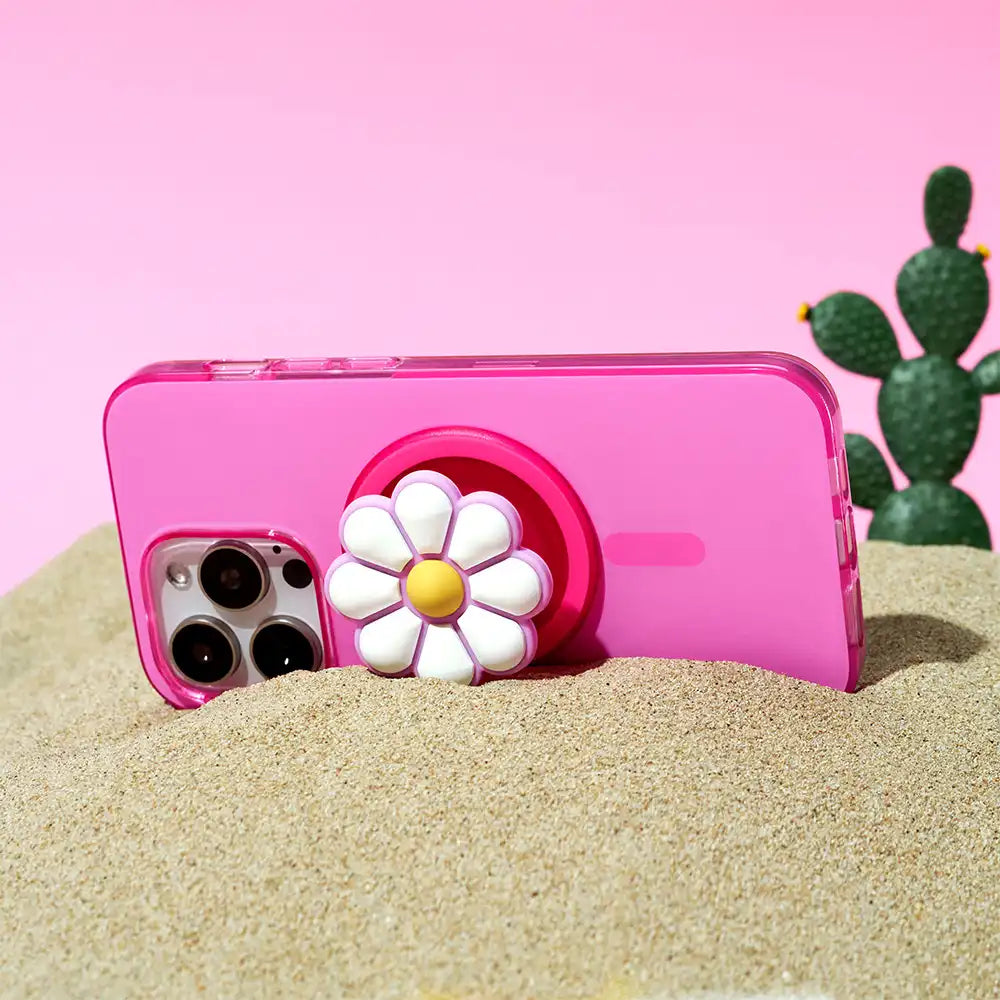 PopOut Doodle Daisy Boca — MagSafe PopGrip