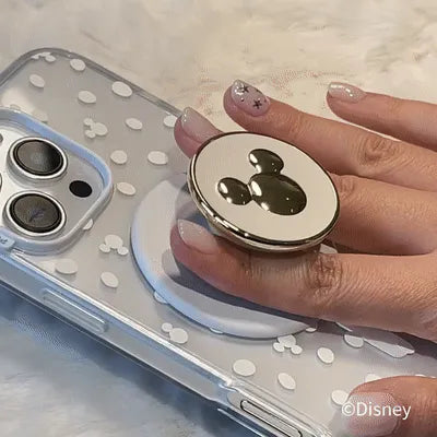 Plush Mickey Black — MagSafe PopGrip