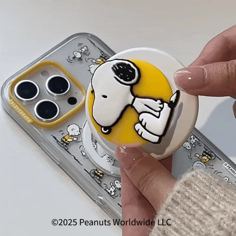 PopOut Sitting Snoopy — MagSafe PopGrip