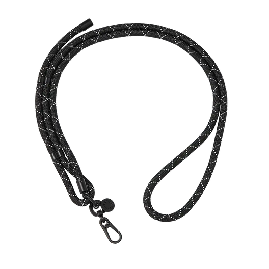 Paracord Black — Phone Strap