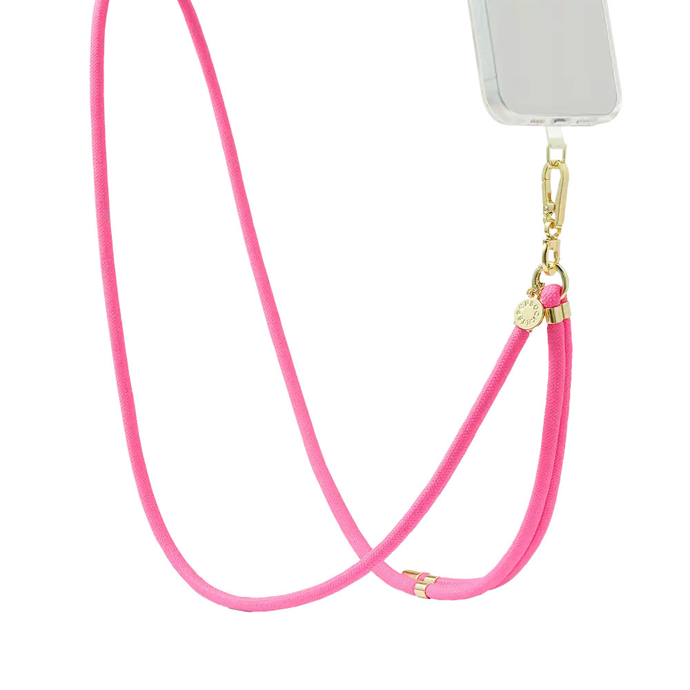 Paracord Boca Pink — Phone Strap