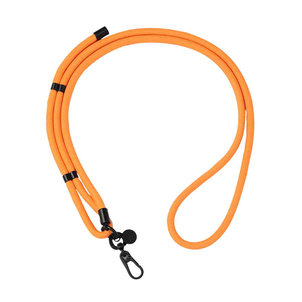 Paracord Black — Phone Strap