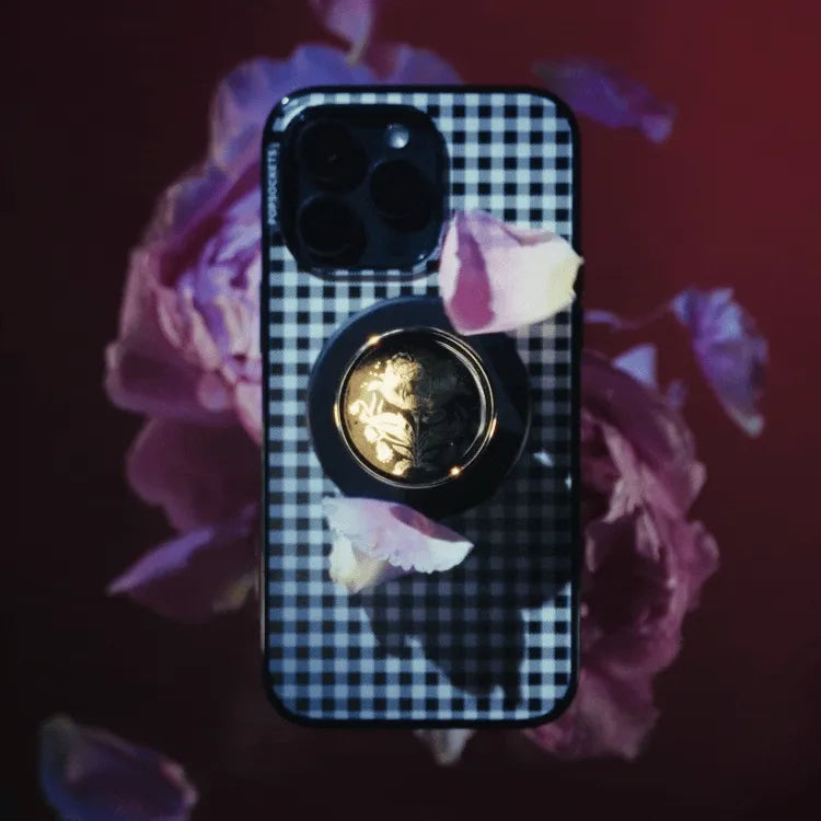 Enamel Rose Noir — MagSafe PopGrip