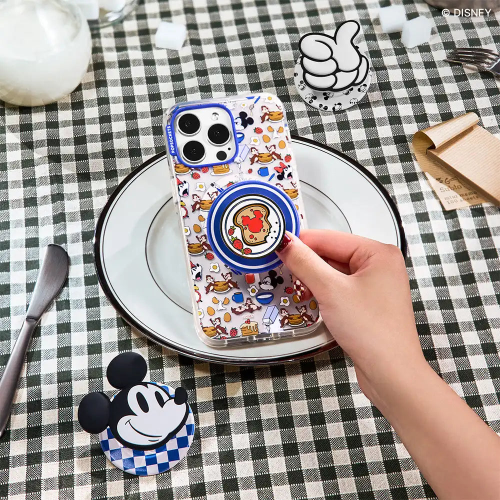 Enamel Mickey Toast — MagSafe PopGrip