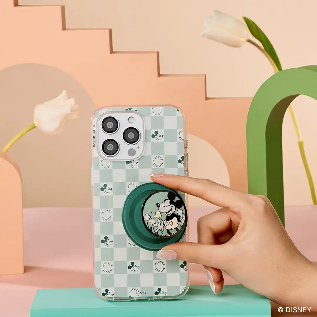 Tonal Flower Mickey — MagSafe PopGrip