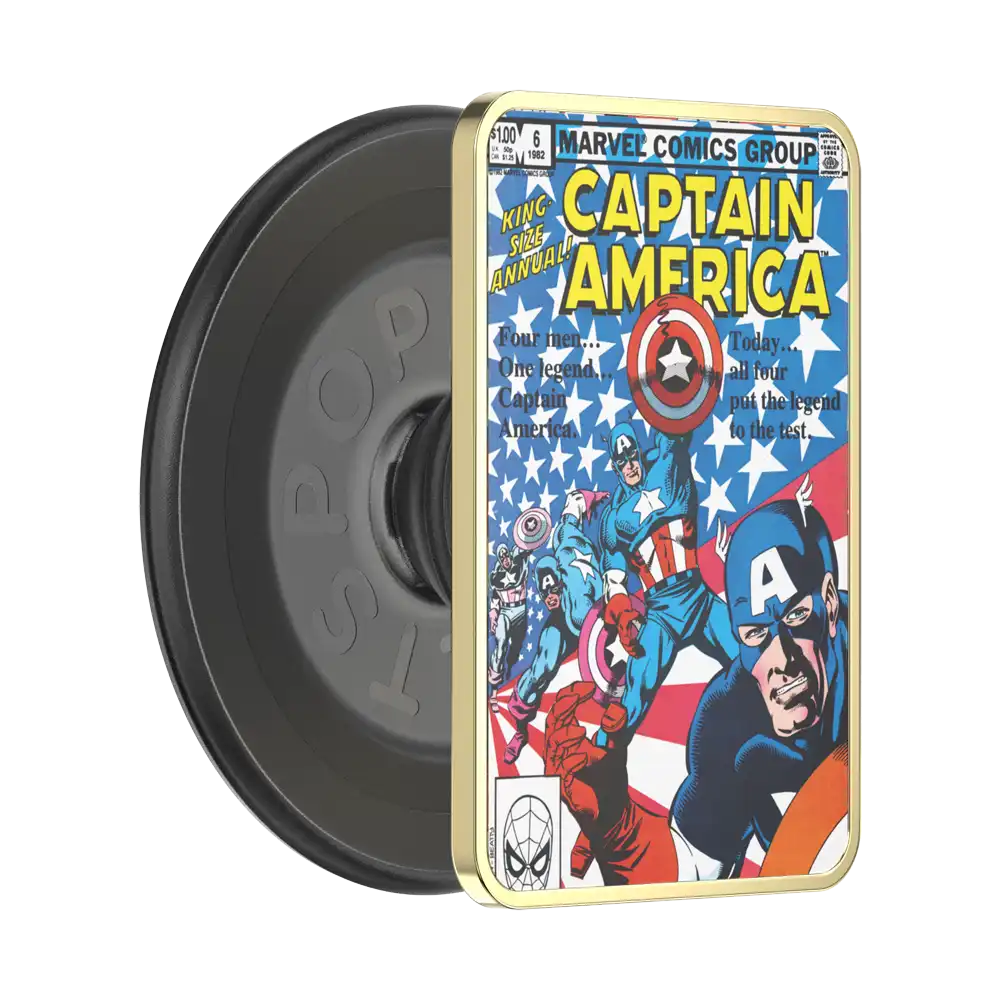 Enamel Captain America — MagSafe PopGrip