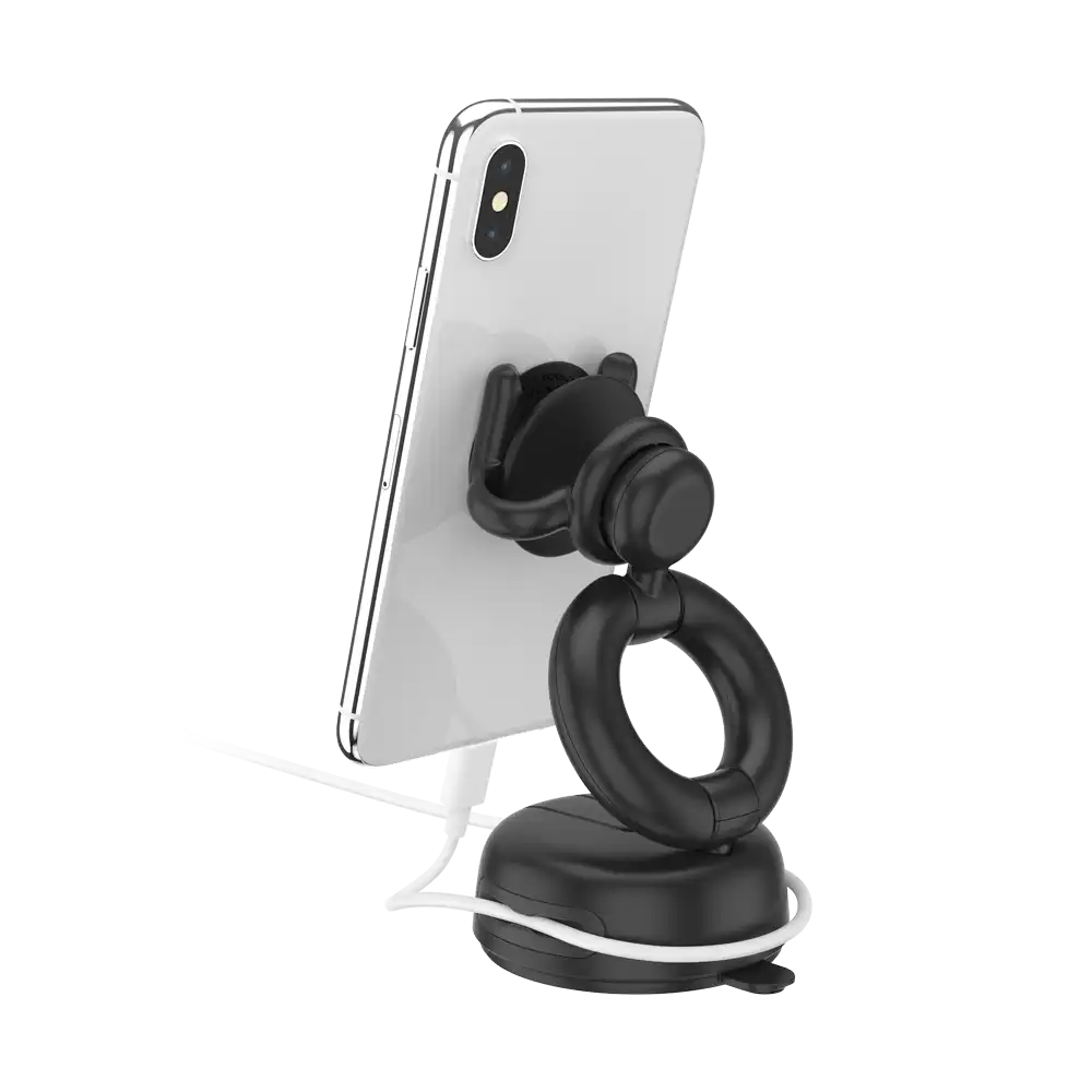 Black — Car & Desk Mount