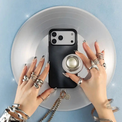 Enamel Eye of the Behold Silver — MagSafe PopGrip