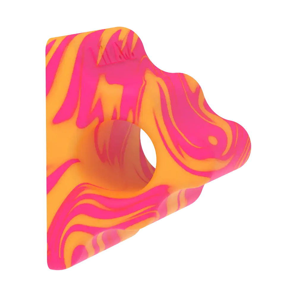 Wavy Triangle Sunset Swirl — MagSafe PopGrip