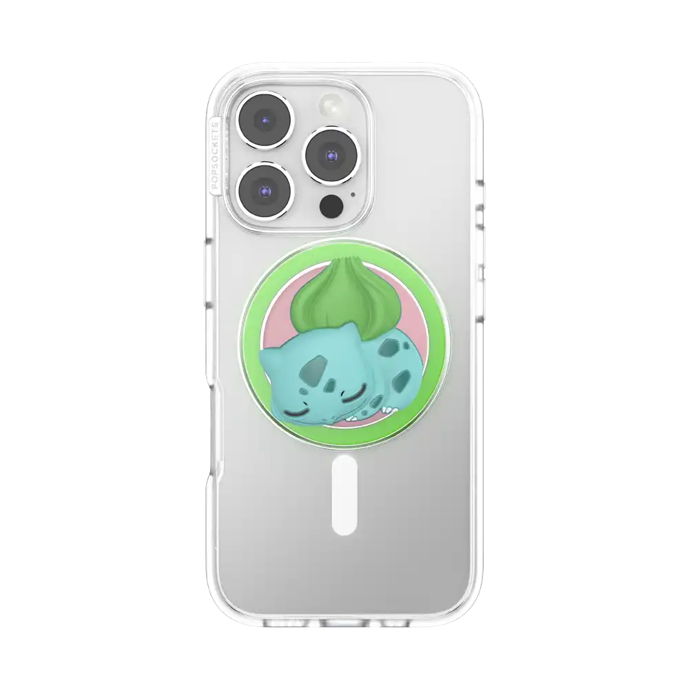 PopOut Sleepy Bulbasaur — MagSafe PopGrip
