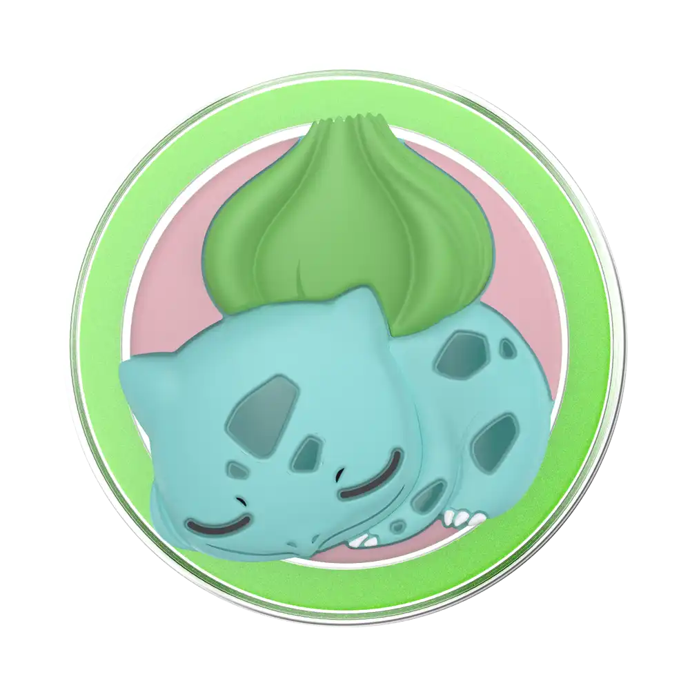 PopOut Sleepy Bulbasaur — MagSafe PopGrip