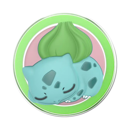 PopOut Sleepy Bulbasaur — MagSafe PopGrip