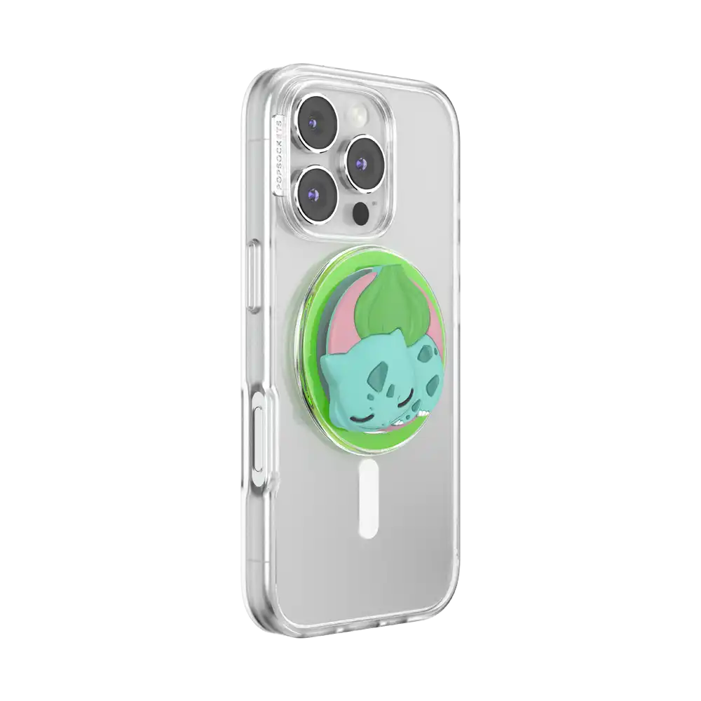 PopOut Sleepy Bulbasaur — MagSafe PopGrip