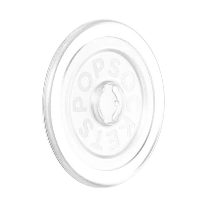 Clear Glitter Silver — MagSafe Round Base