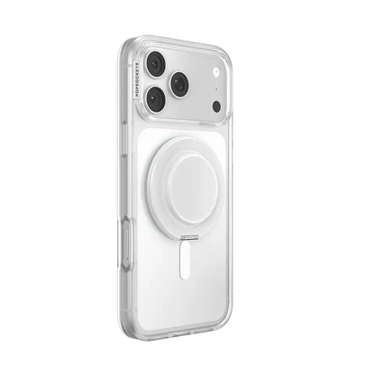 Glossy White — MagSafe Kick-Out Grip & Stand