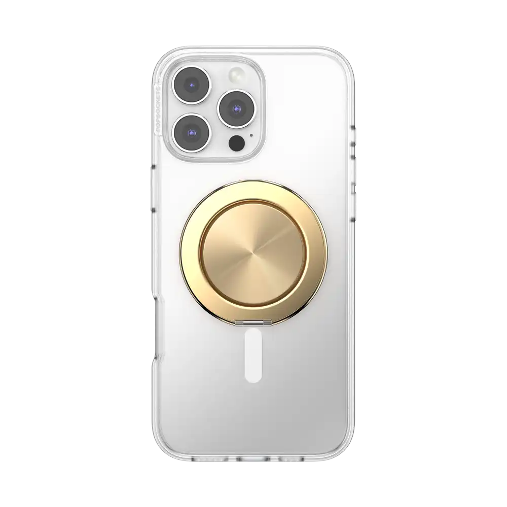 Aluminum Radial Gold — MagSafe Kick-Out Grip & Stand