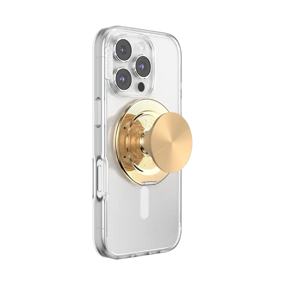Aluminum Radial Gold — MagSafe Kick-Out Grip & Stand