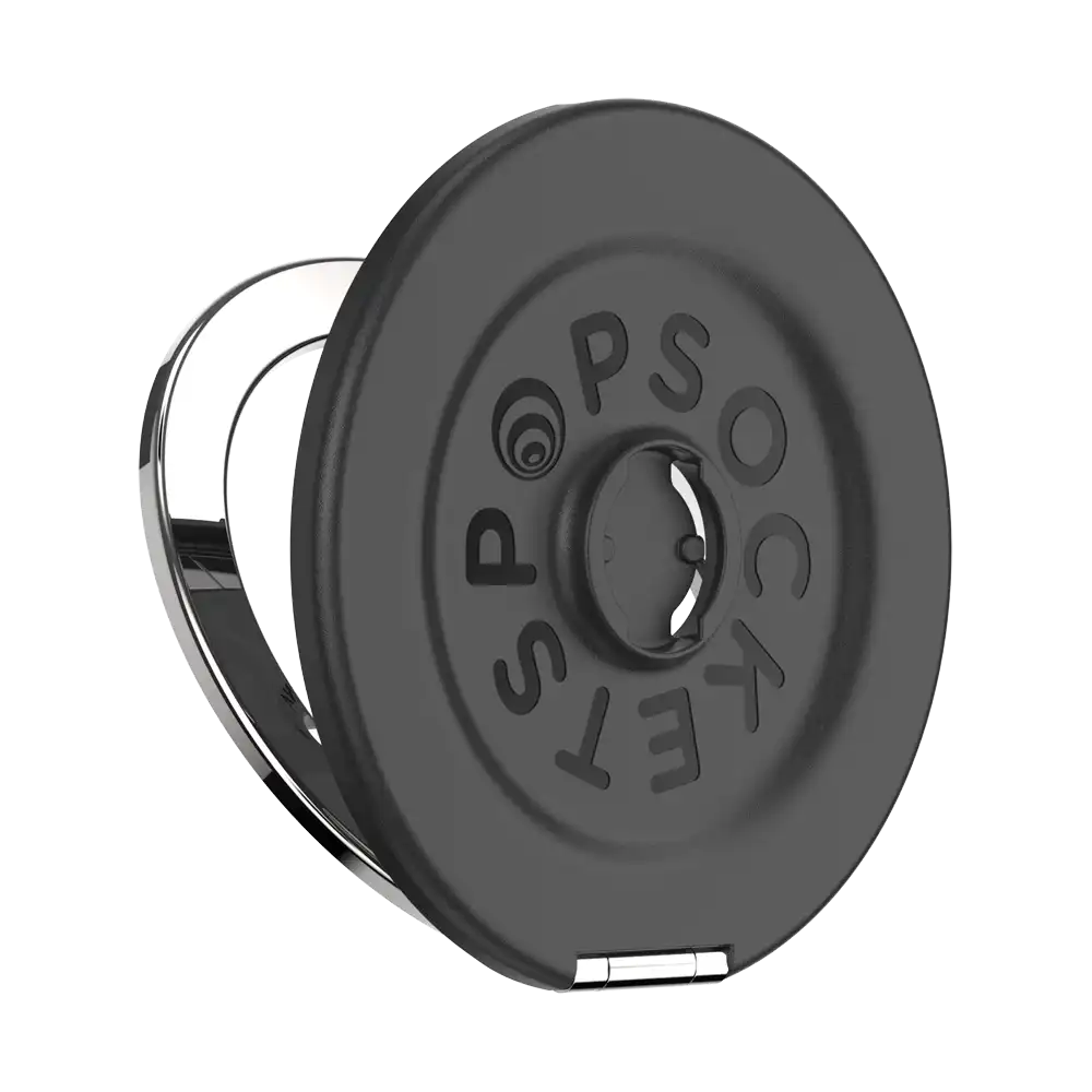 Aluminum Radial Black — MagSafe Kick-Out Grip & Stand