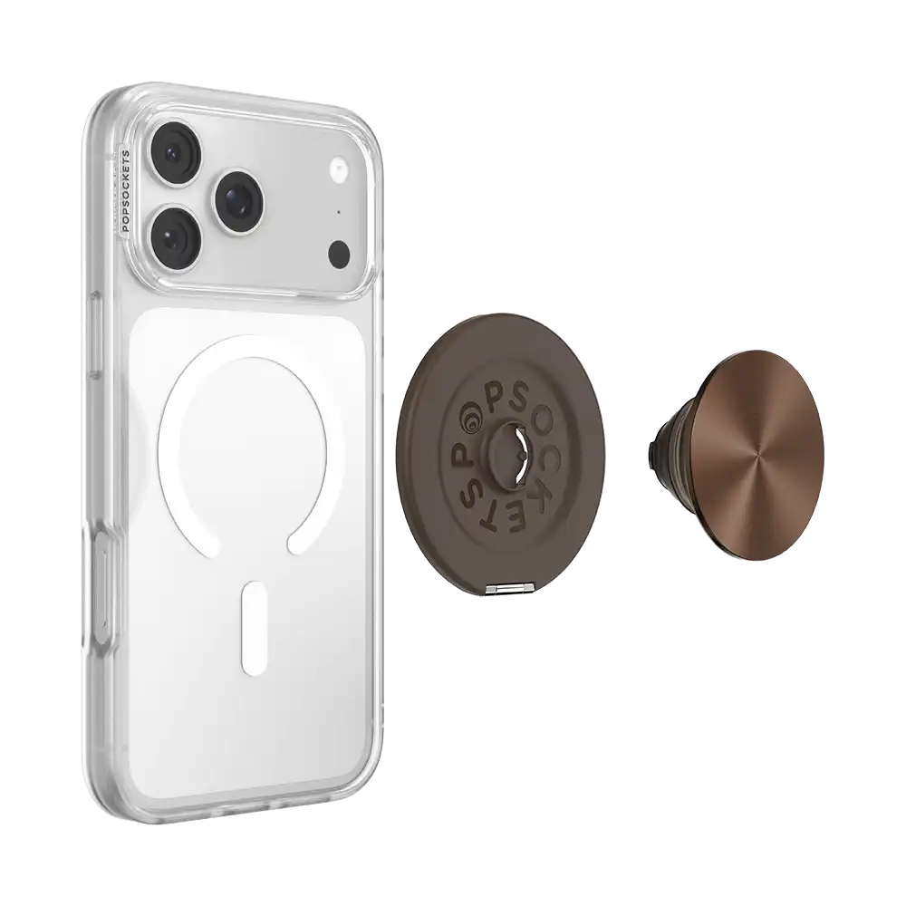 Aluminum Cocoa — MagSafe Kick-Out Grip & Stand