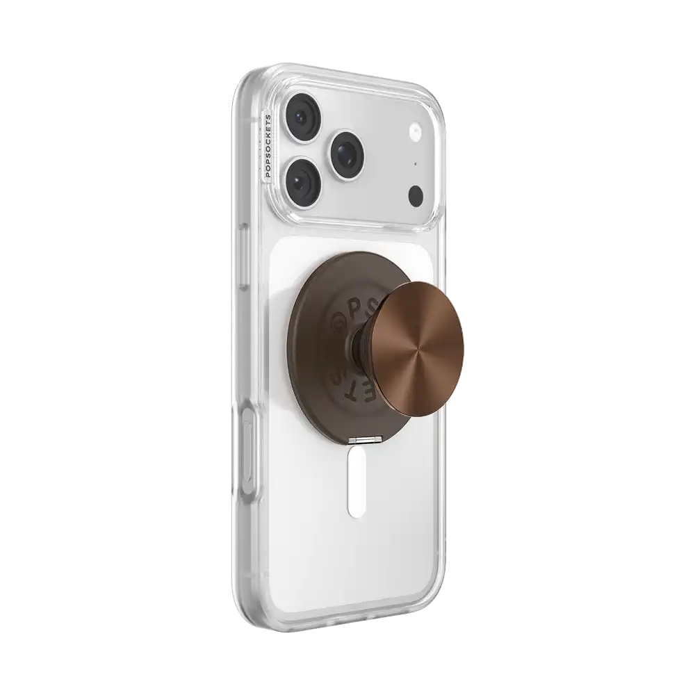Aluminum Cocoa — MagSafe Kick-Out Grip & Stand