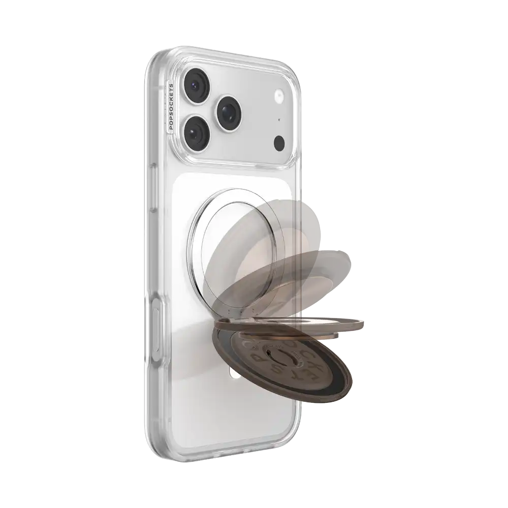 Aluminum Cocoa — MagSafe Kick-Out Grip & Stand