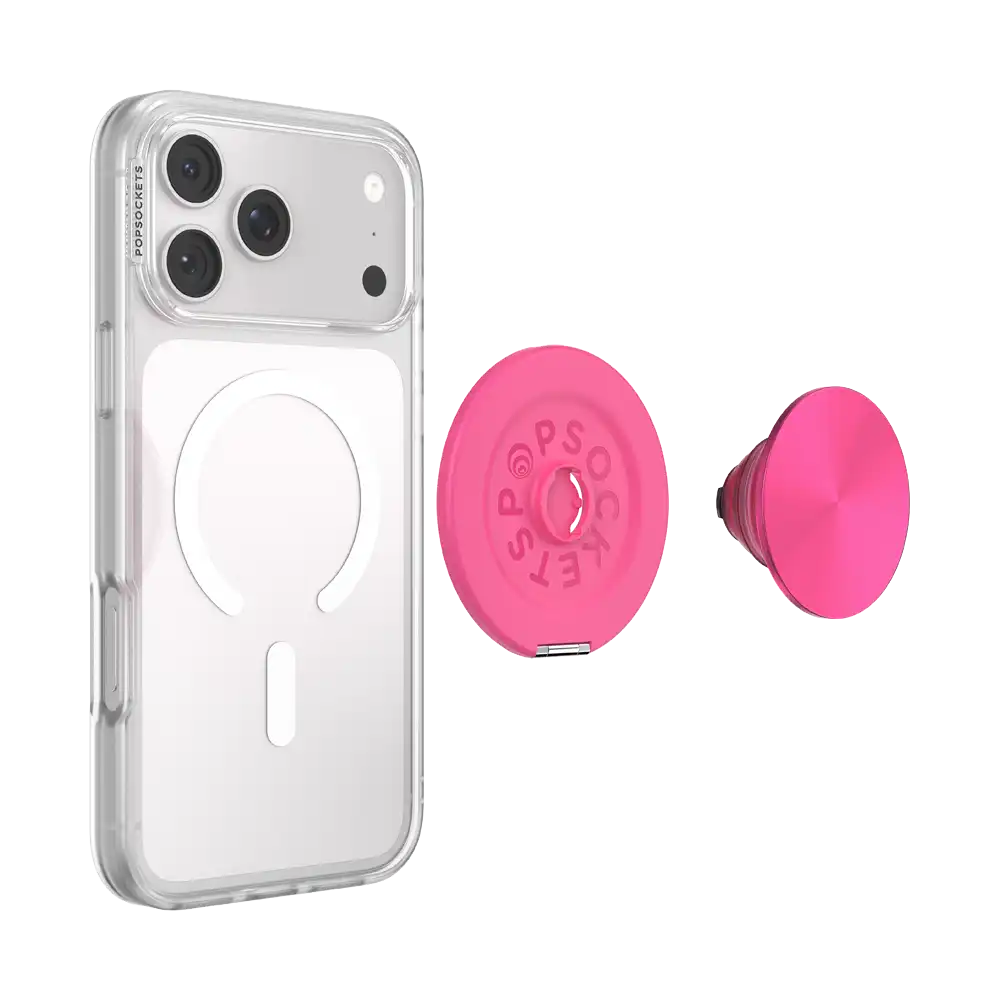 Aluminum Fuchsia — MagSafe Kick-Out Grip & Stand