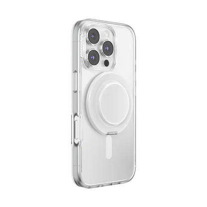 Glossy White — MagSafe Kick-Out Grip & Stand