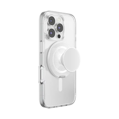 Glossy White — MagSafe Kick-Out Grip & Stand