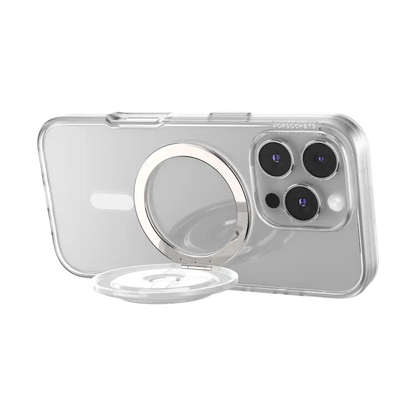 Glossy White — MagSafe Kick-Out Grip & Stand
