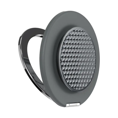 Aluminum Knurl Gunmetal — MagSafe Kick-Out Grip & Stand