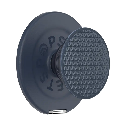 Aluminum Knurl Navy — MagSafe Kick-Out Grip & Stand