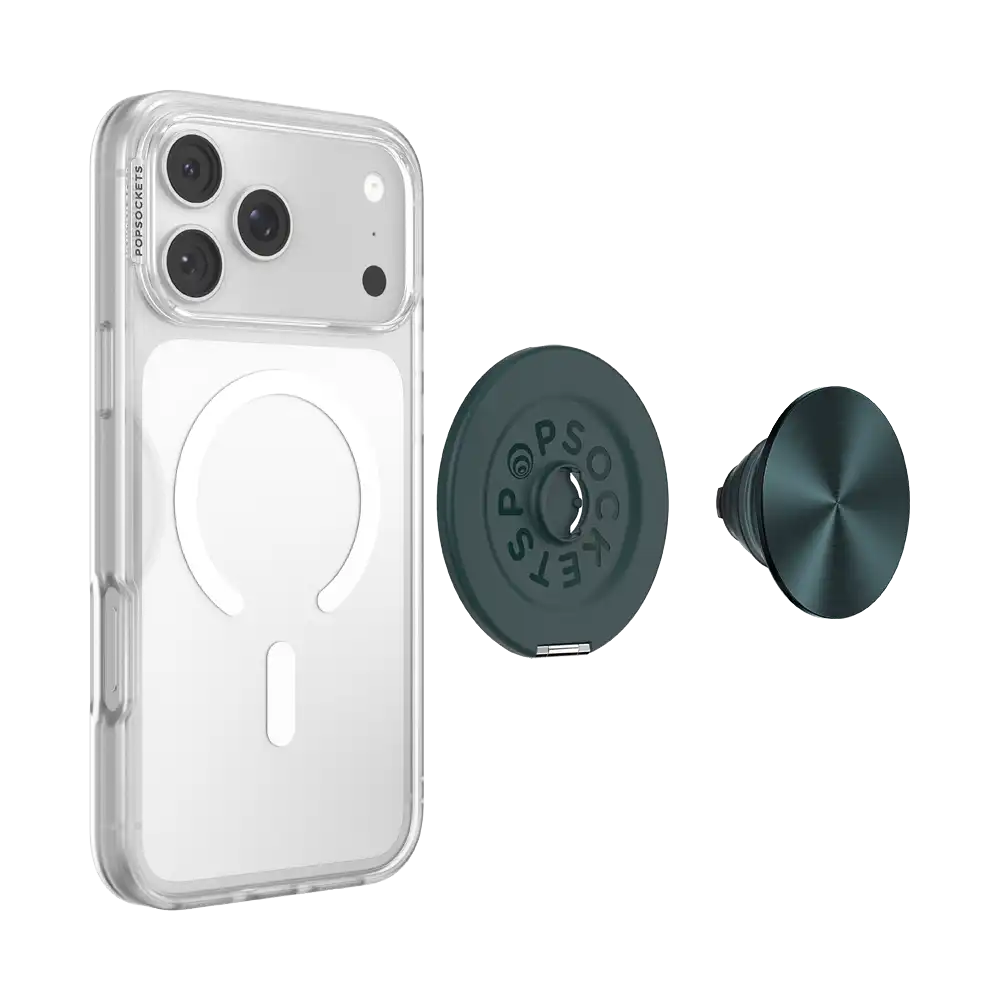 Aluminum Teal — MagSafe Kick-Out Grip & Stand