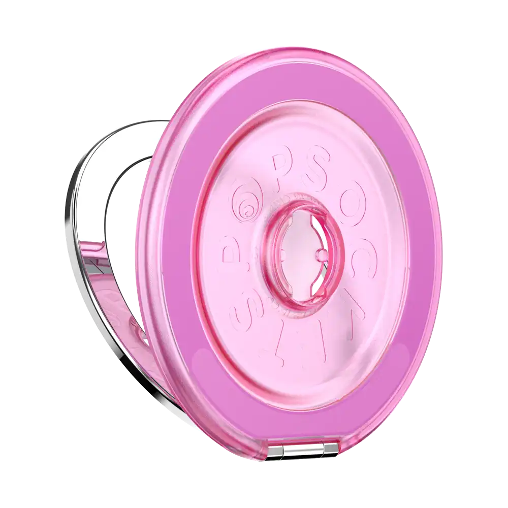 Translucent Baby Pink — MagSafe Kick-Out Grip & Stand