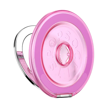 Translucent Baby Pink — MagSafe Kick-Out Grip & Stand