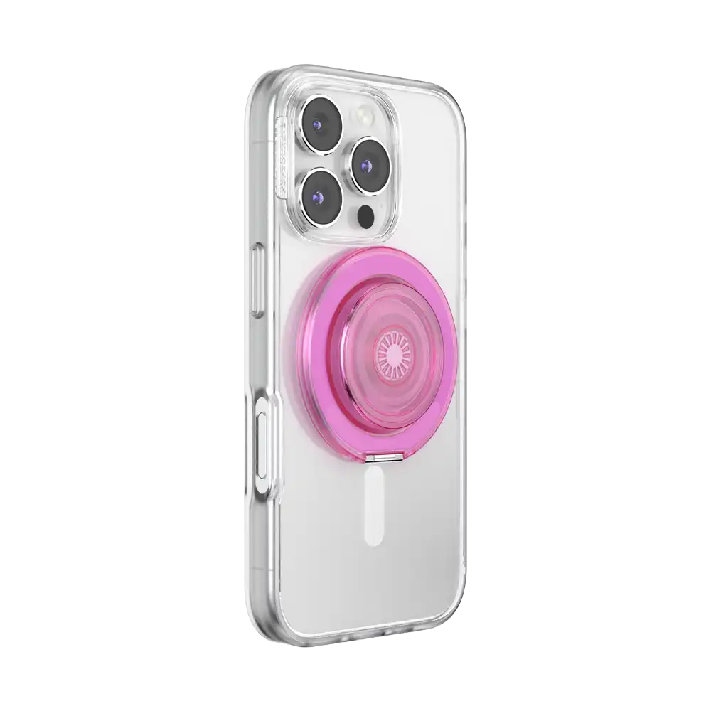 Translucent Baby Pink — MagSafe Kick-Out Grip & Stand