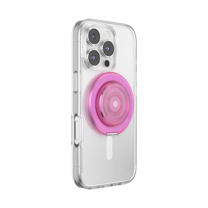 Translucent Baby Pink — MagSafe Kick-Out Grip & Stand