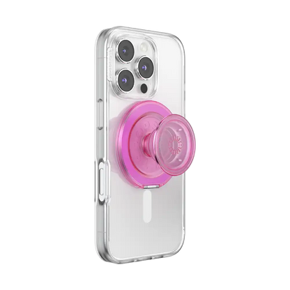 Translucent Baby Pink — MagSafe Kick-Out Grip & Stand