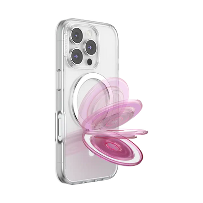 Translucent Baby Pink — MagSafe Kick-Out Grip & Stand